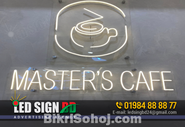 Acrylic Aluminum(Board) Front Lit Aluminum LED Sign Board